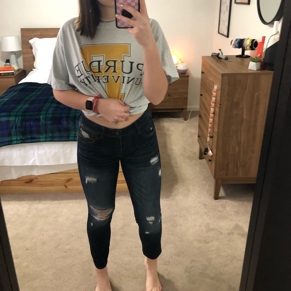 dark wash denim jeans!